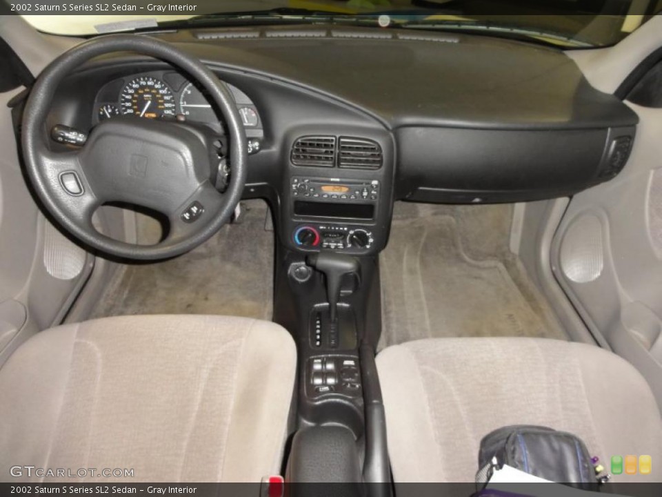 Gray Interior Dashboard for the 2002 Saturn S Series SL2 Sedan #48375234
