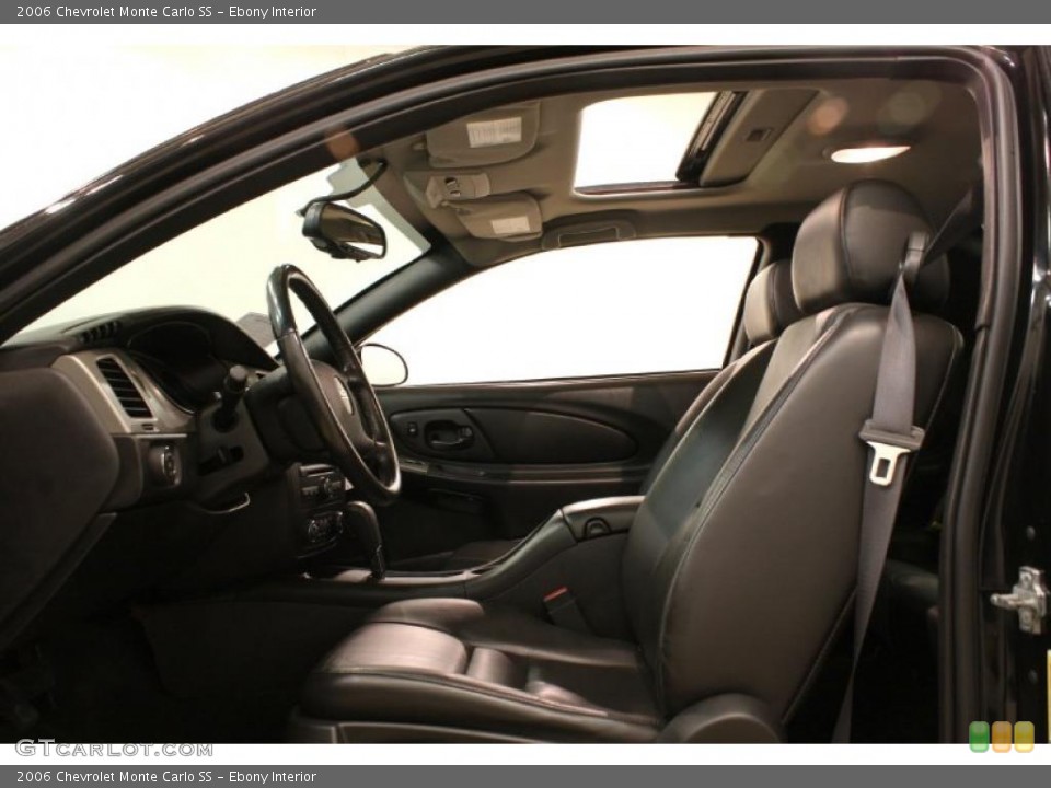 Ebony Interior Photo for the 2006 Chevrolet Monte Carlo SS #48375317