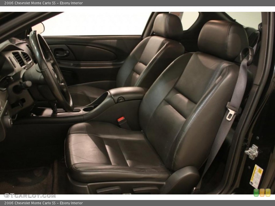 Ebony Interior Photo for the 2006 Chevrolet Monte Carlo SS #48375332