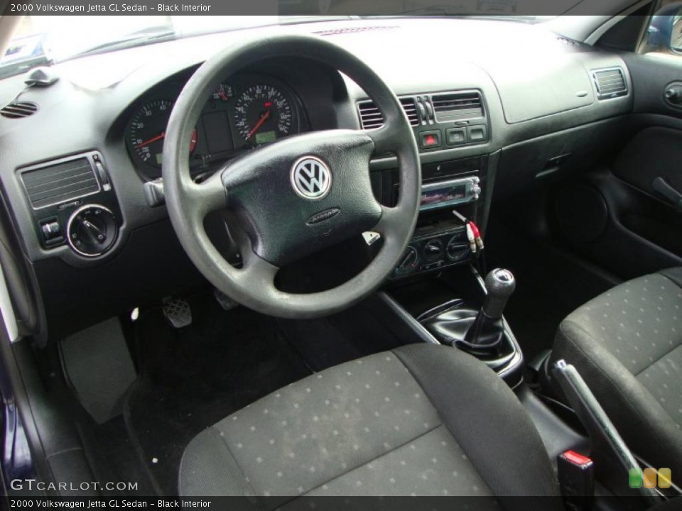 Black 2000 Volkswagen Jetta Interiors