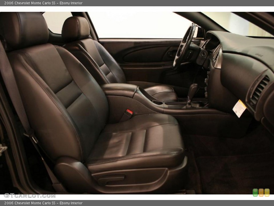 Ebony Interior Photo for the 2006 Chevrolet Monte Carlo SS #48375455