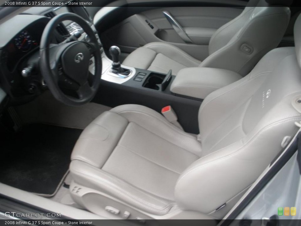 Stone Interior Photo for the 2008 Infiniti G 37 S Sport Coupe #48375773