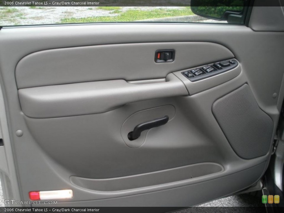 Gray/Dark Charcoal Interior Door Panel for the 2006 Chevrolet Tahoe LS #48376613