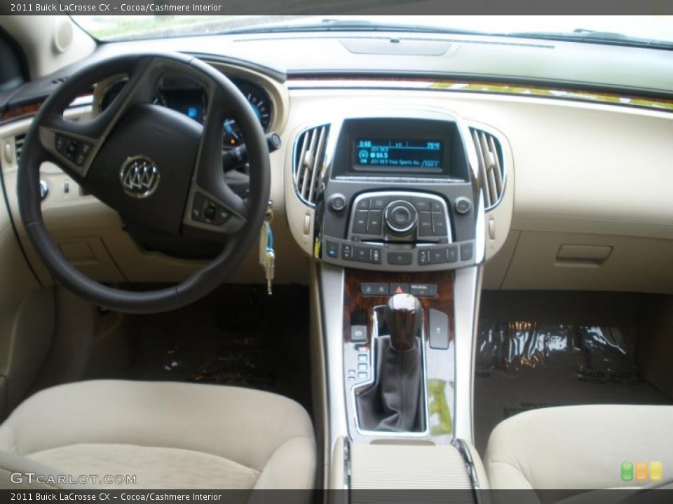 Cocoa/Cashmere Interior Dashboard for the 2011 Buick LaCrosse CX #48378278