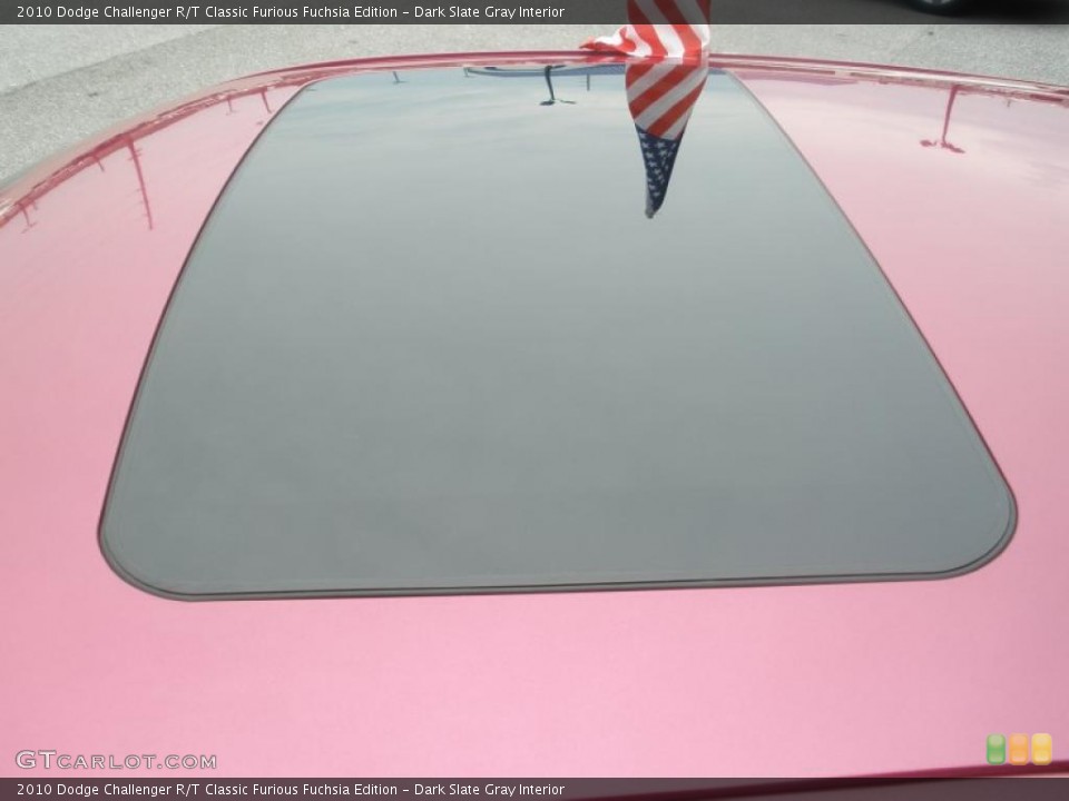 Dark Slate Gray Interior Sunroof for the 2010 Dodge Challenger R/T Classic Furious Fuchsia Edition #48378815