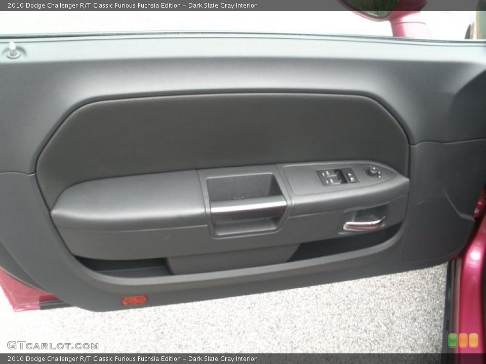Dark Slate Gray Interior Door Panel for the 2010 Dodge Challenger R/T Classic Furious Fuchsia Edition #48378839