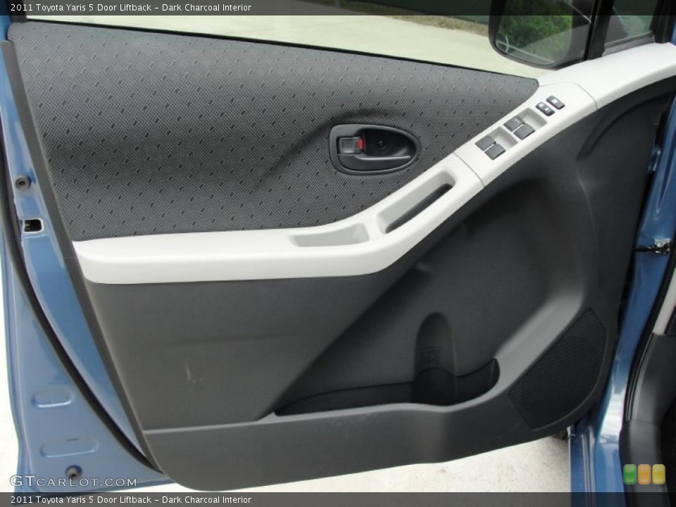 Dark Charcoal Interior Door Panel for the 2011 Toyota Yaris 5 Door Liftback #48380006