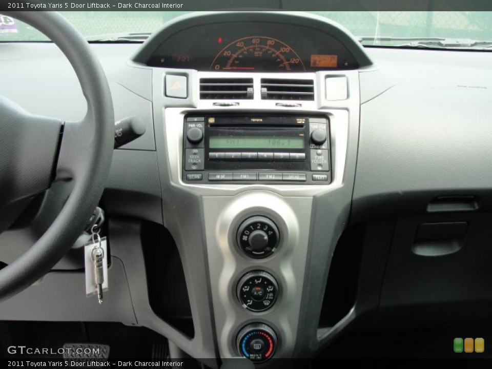Dark Charcoal Interior Controls for the 2011 Toyota Yaris 5 Door Liftback #48380057