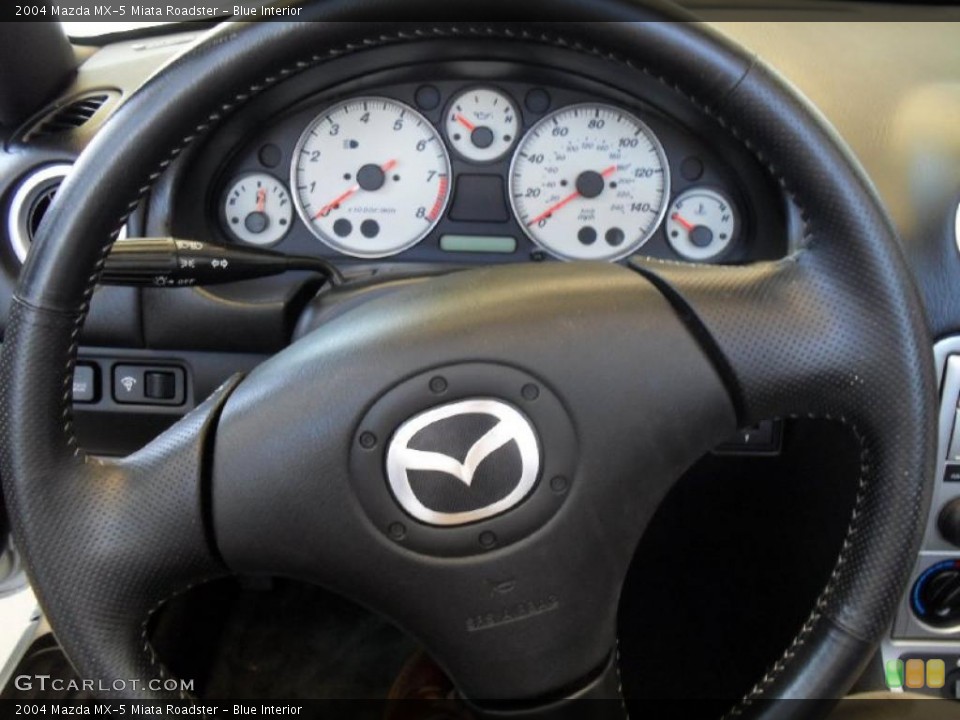 Blue 2004 Mazda MX-5 Miata Interiors