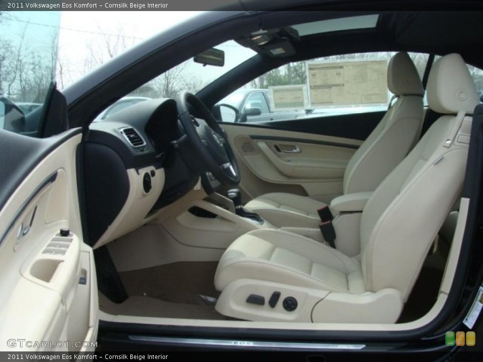 Cornsilk Beige Interior Photo for the 2011 Volkswagen Eos Komfort #48381749