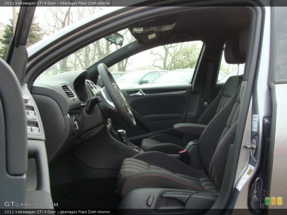 Interlagos Plaid Cloth Interior Photo for the 2011 Volkswagen GTI 4 Door #48381911