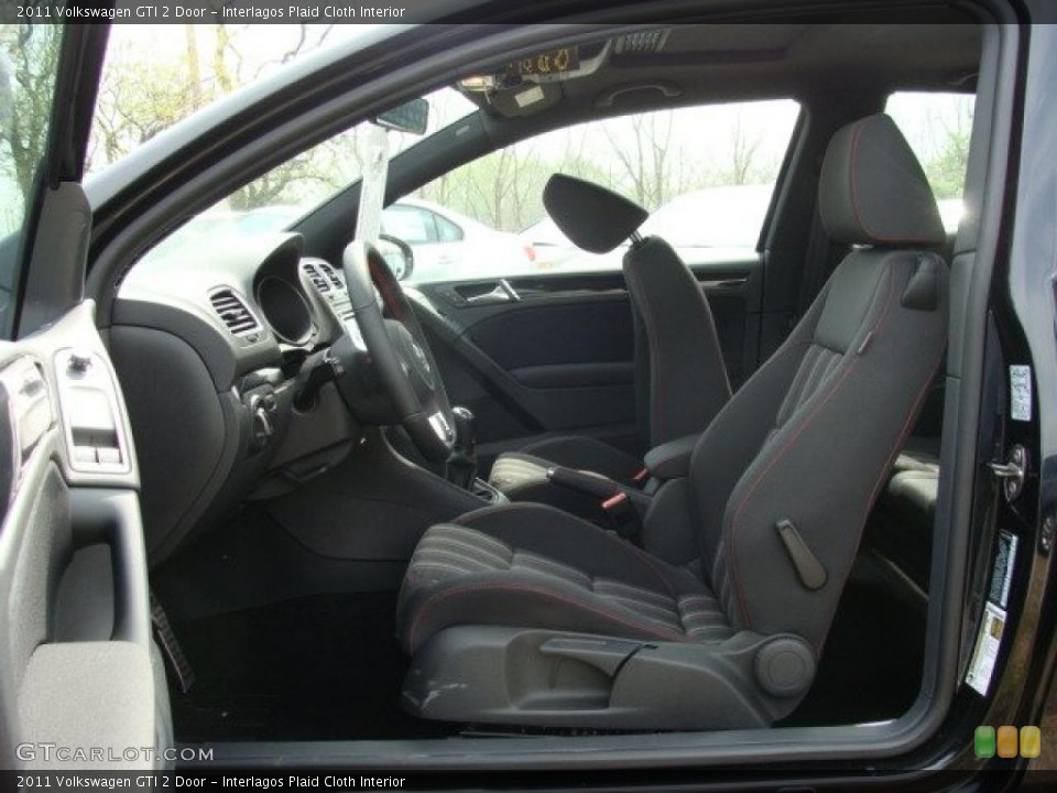 Interlagos Plaid Cloth Interior Photo for the 2011 Volkswagen GTI 2 Door #48381950