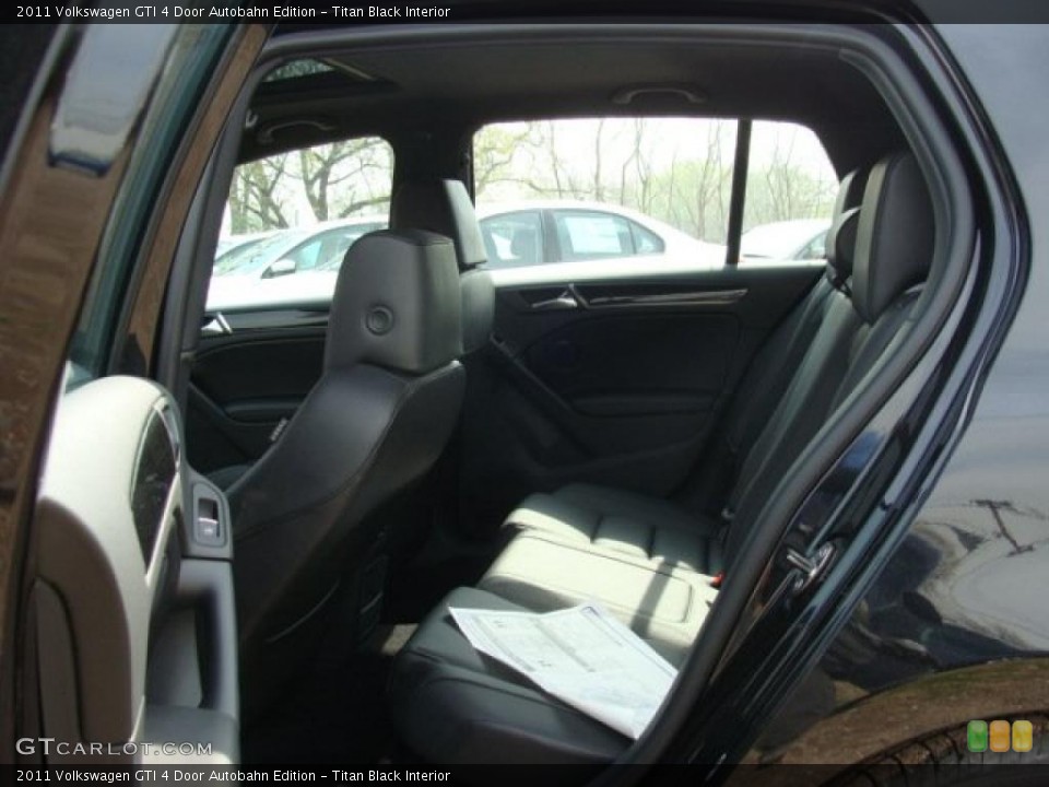 Titan Black Interior Photo for the 2011 Volkswagen GTI 4 Door Autobahn Edition #48382112