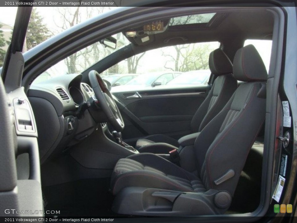 Interlagos Plaid Cloth Interior Photo for the 2011 Volkswagen GTI 2 Door #48382172