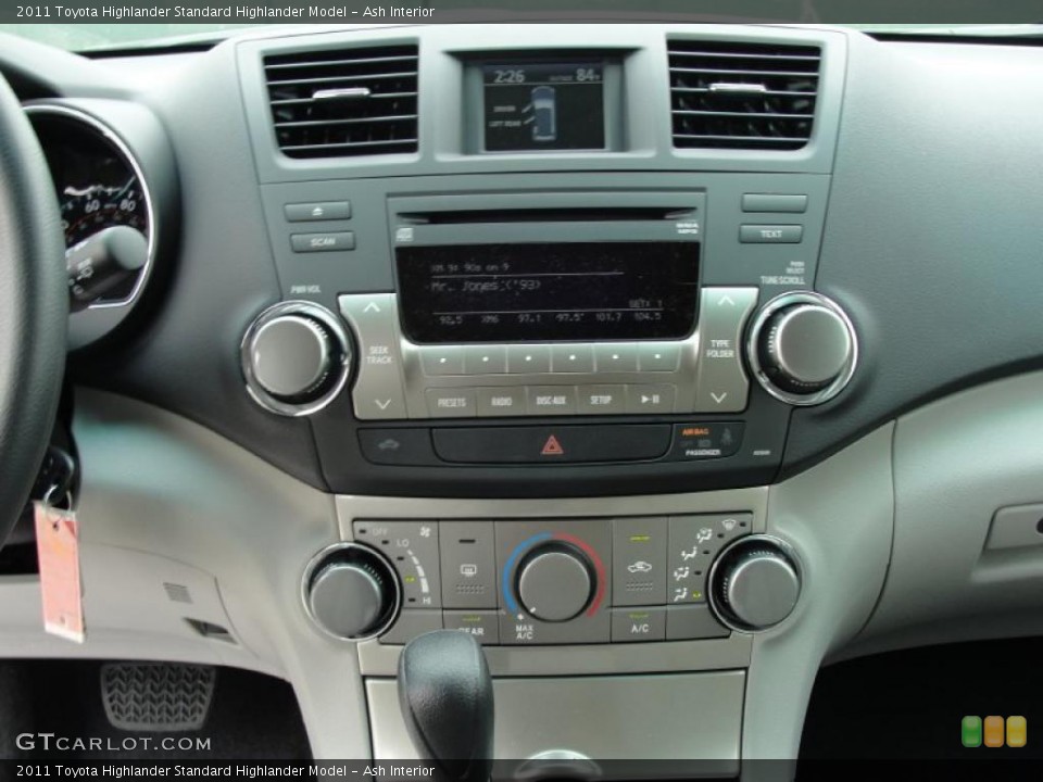 Ash Interior Controls for the 2011 Toyota Highlander  #48382178