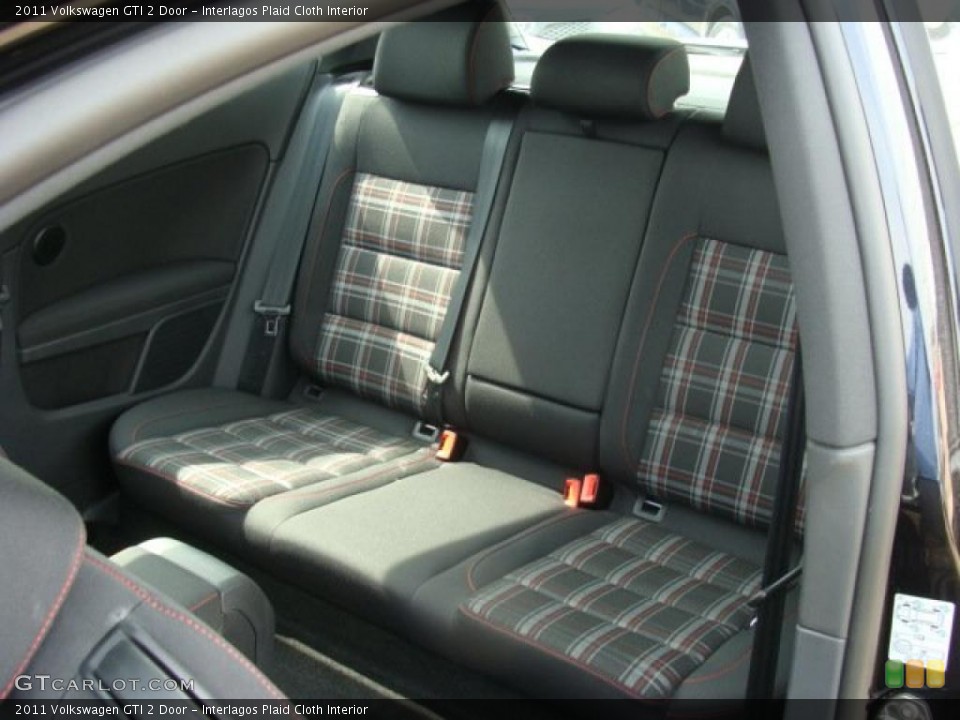 Interlagos Plaid Cloth Interior Photo for the 2011 Volkswagen GTI 2 Door #48382286