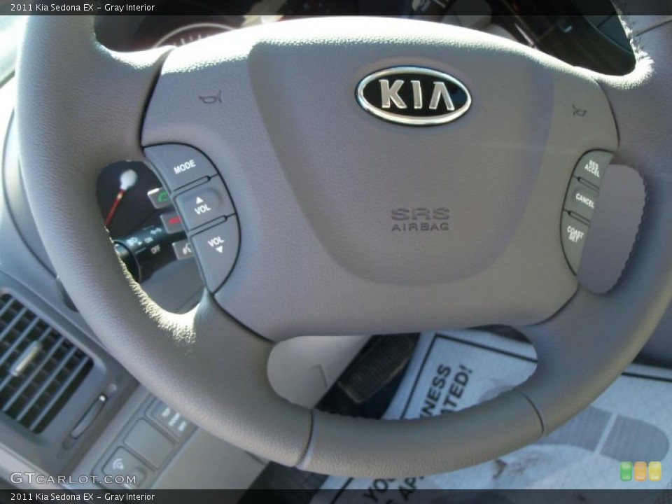 Gray Interior Controls for the 2011 Kia Sedona EX #48382901