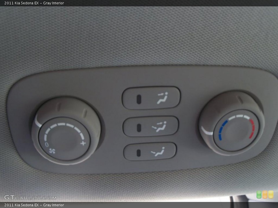 Gray Interior Controls for the 2011 Kia Sedona EX #48382910