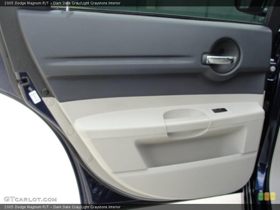 Dark Slate Gray/Light Graystone Interior Door Panel for the 2005 Dodge Magnum R/T #48384635