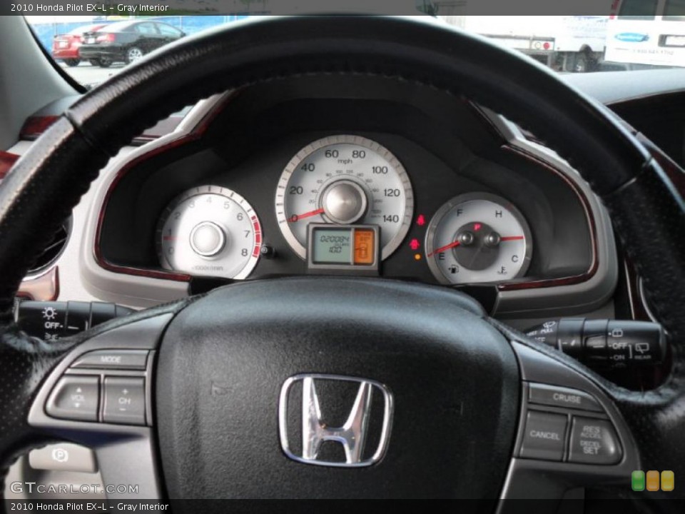 Gray Interior Gauges for the 2010 Honda Pilot EX-L #48385664