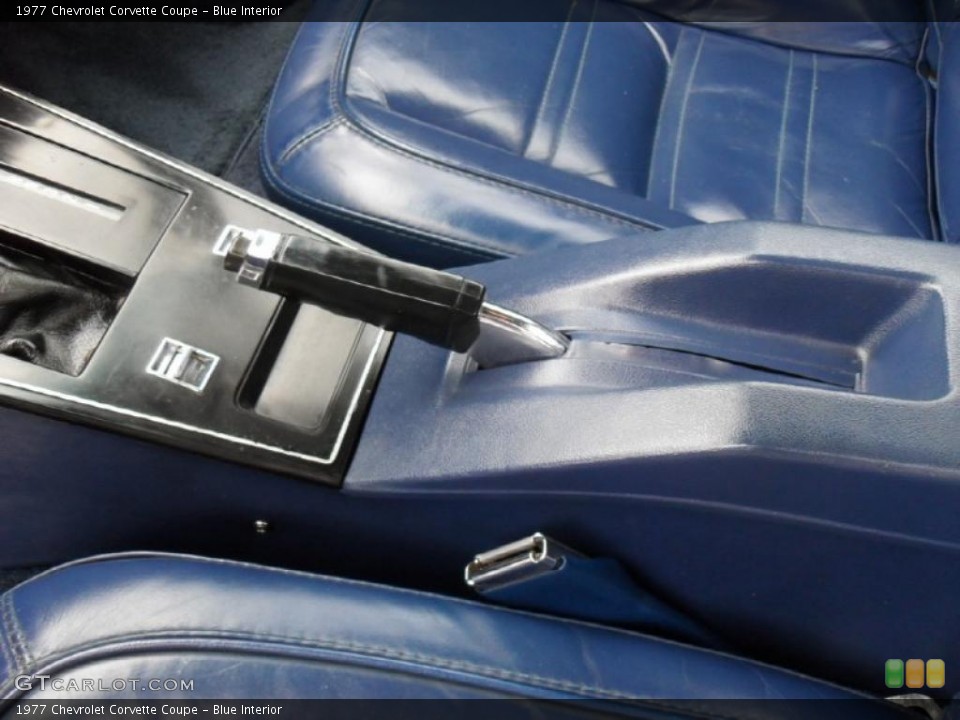 Blue Interior Controls for the 1977 Chevrolet Corvette Coupe #48386145