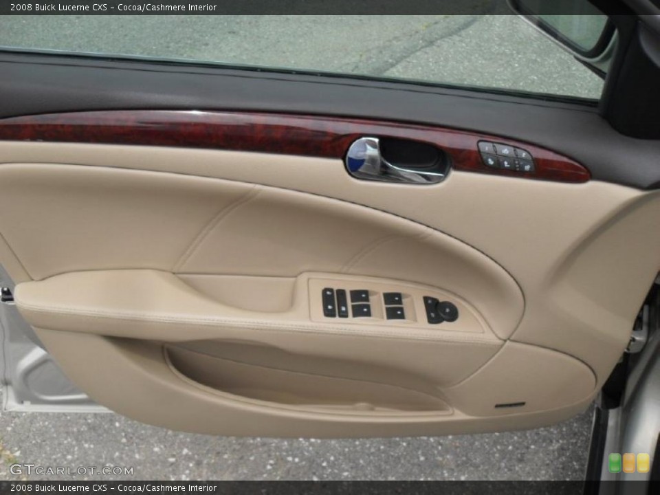 Cocoa/Cashmere Interior Door Panel for the 2008 Buick Lucerne CXS #48386463