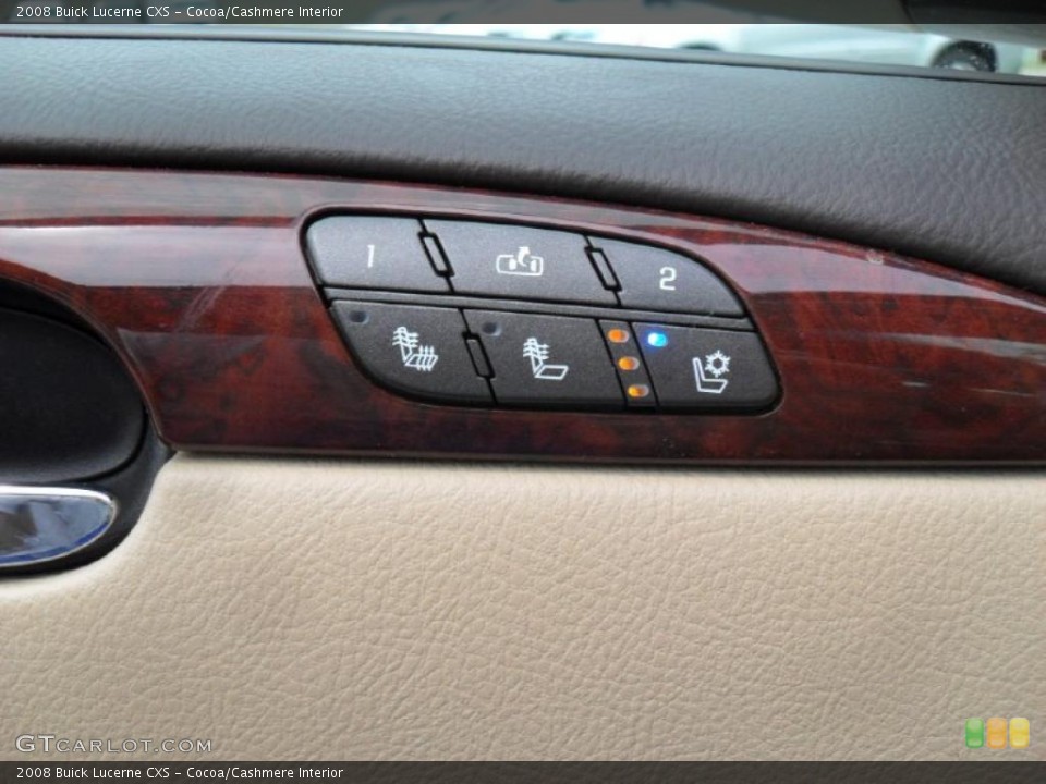 Cocoa/Cashmere Interior Controls for the 2008 Buick Lucerne CXS #48386472