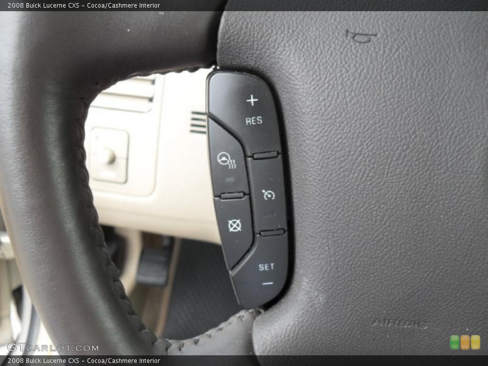 Cocoa/Cashmere Interior Controls for the 2008 Buick Lucerne CXS #48386481