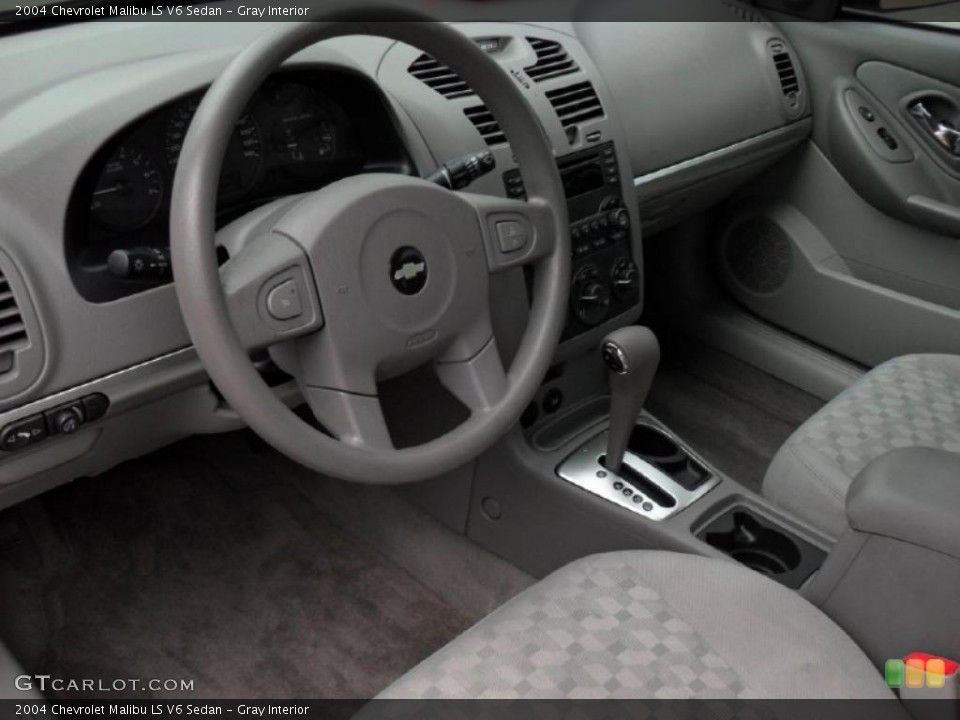 Gray Interior Prime Interior for the 2004 Chevrolet Malibu LS V6 Sedan #48386598