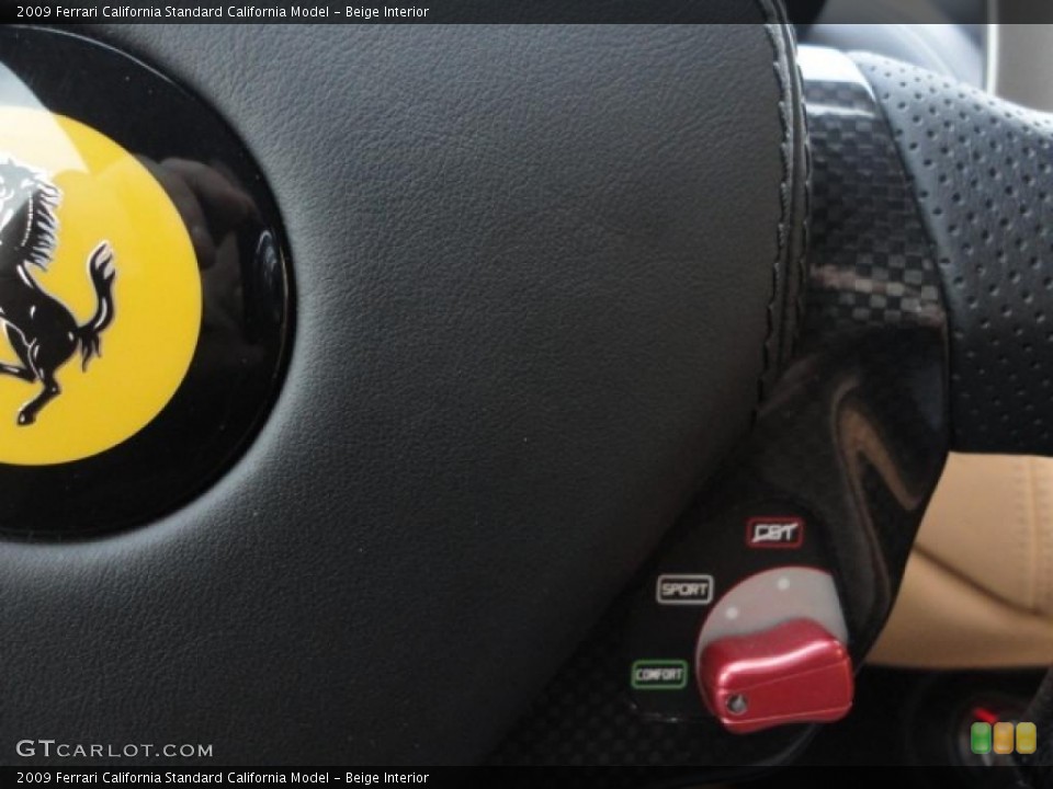 Beige Interior Controls for the 2009 Ferrari California  #48388506