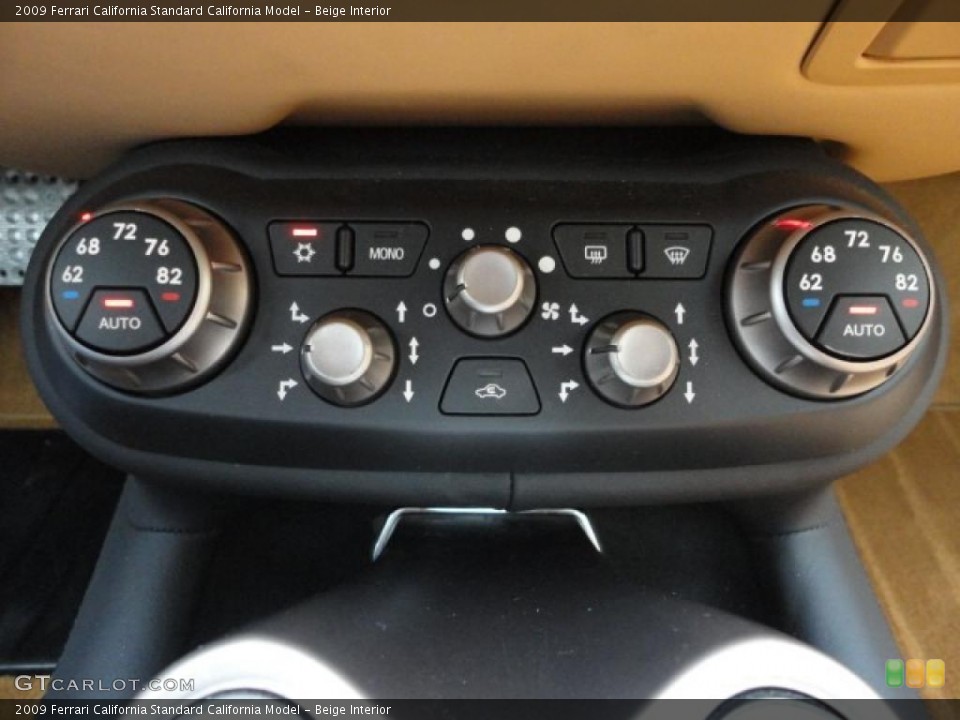 Beige Interior Controls for the 2009 Ferrari California  #48388584