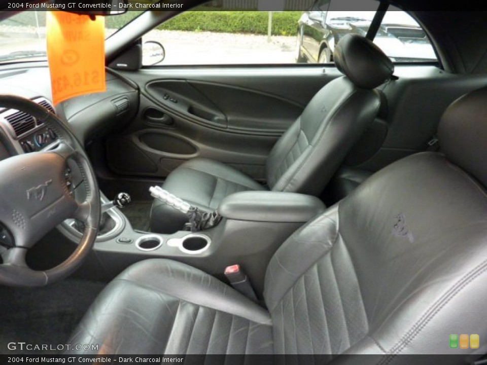 Dark Charcoal Interior Photo for the 2004 Ford Mustang GT Convertible #48389169