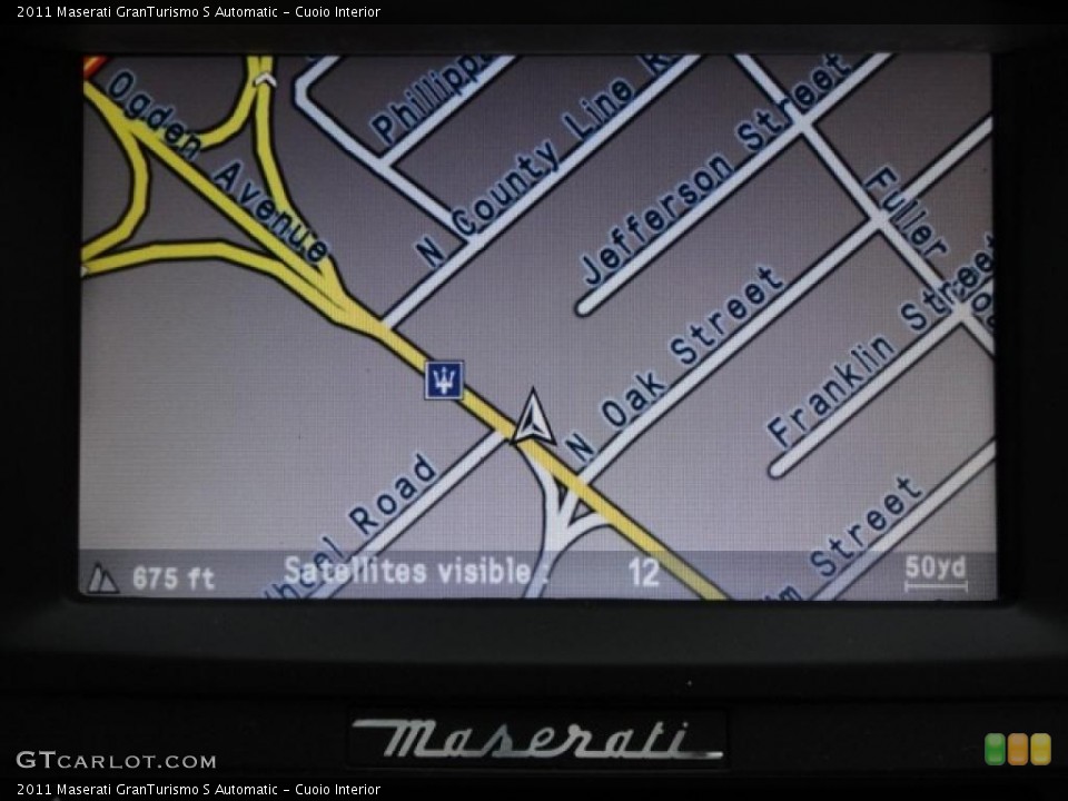 Cuoio Interior Navigation for the 2011 Maserati GranTurismo S Automatic #48389535