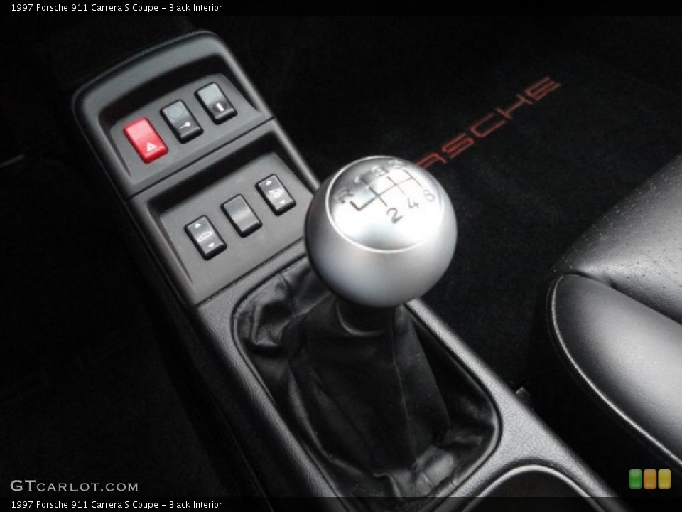 Black Interior Transmission for the 1997 Porsche 911 Carrera S Coupe #48390771