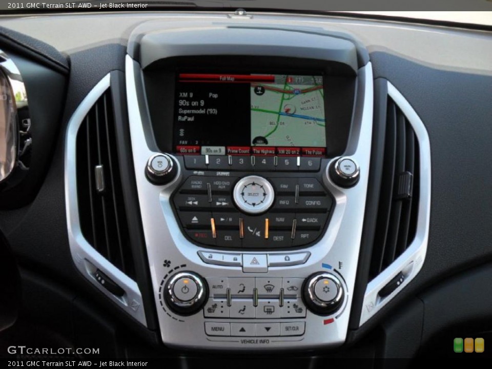 Jet Black Interior Controls for the 2011 GMC Terrain SLT AWD #48391461