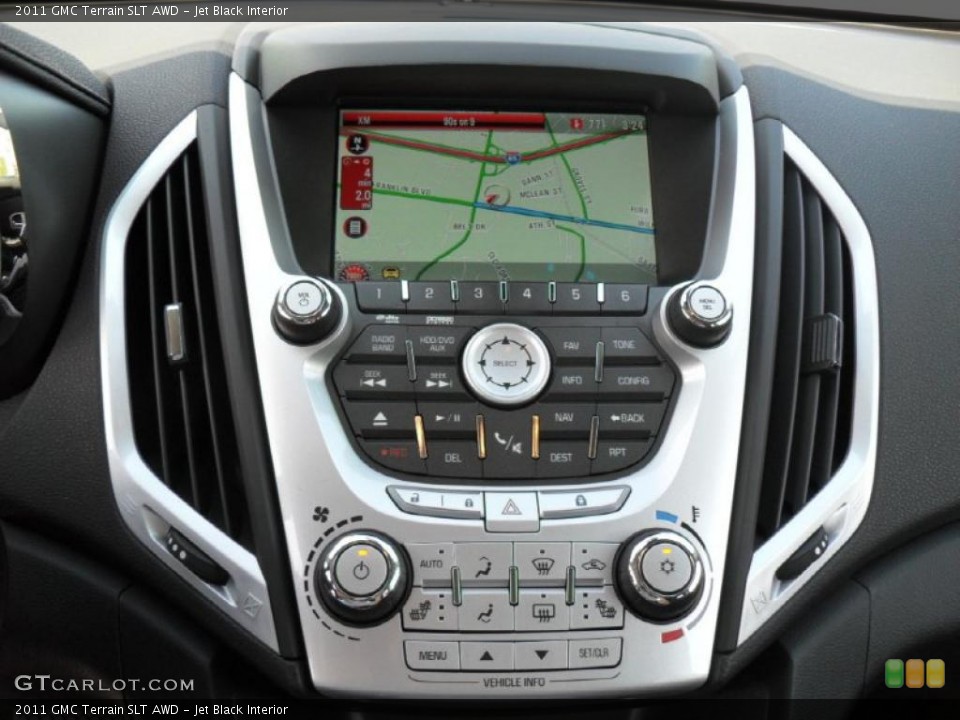 Jet Black Interior Navigation for the 2011 GMC Terrain SLT AWD #48391476