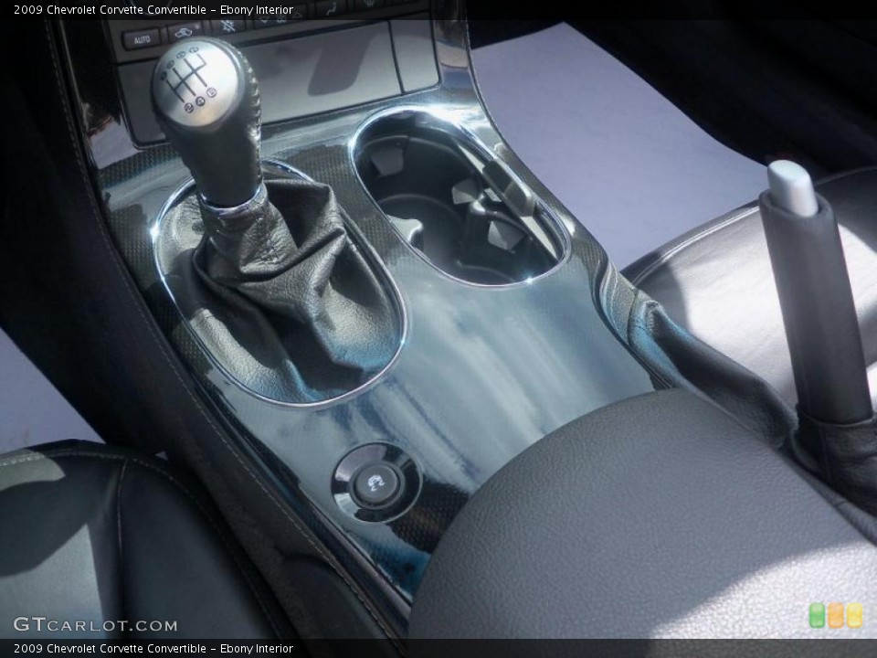 Ebony Interior Transmission for the 2009 Chevrolet Corvette Convertible #48393462