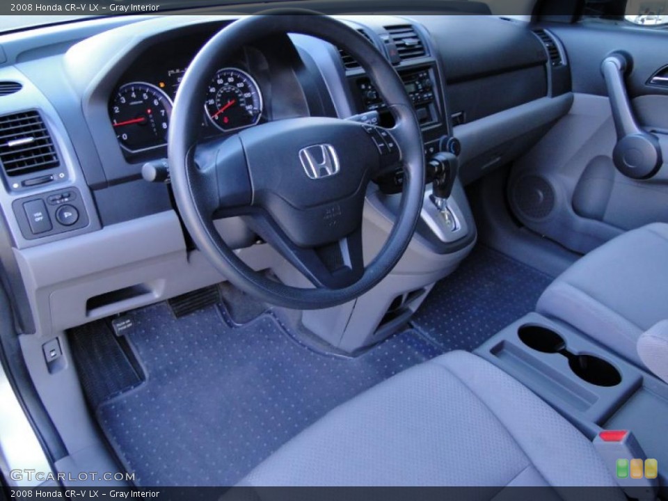 Gray Interior Photo for the 2008 Honda CR-V LX #48395433