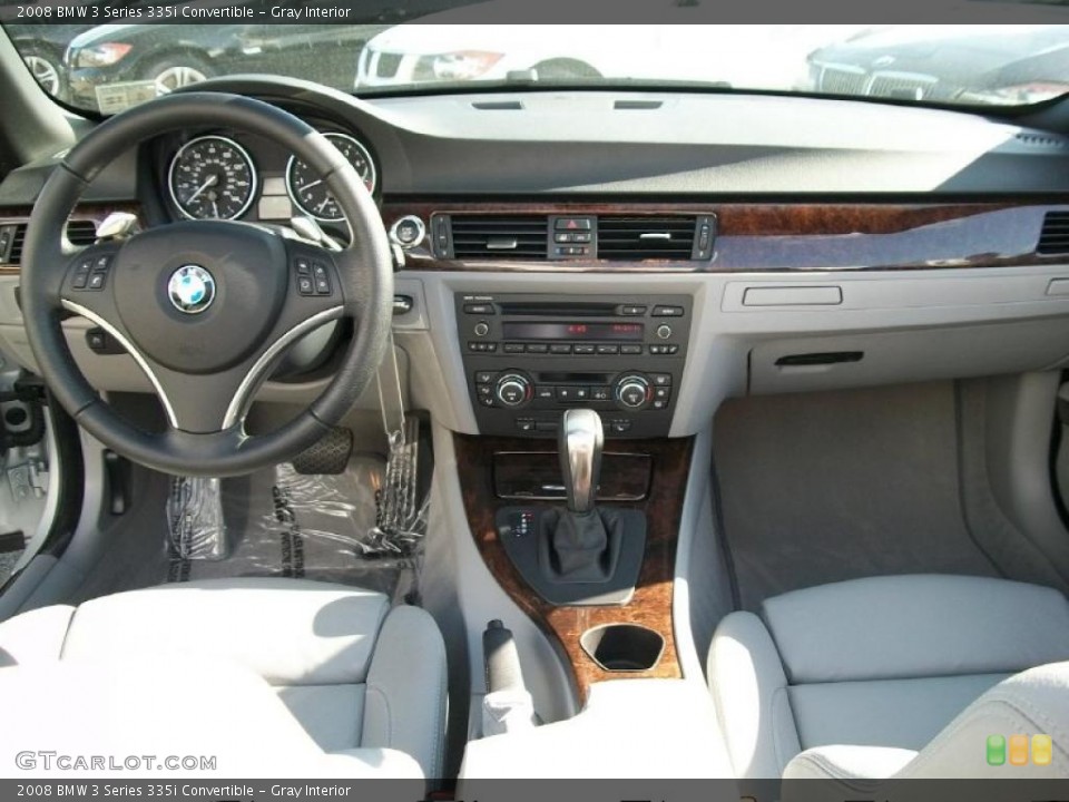 Gray Interior Dashboard for the 2008 BMW 3 Series 335i Convertible #48395493