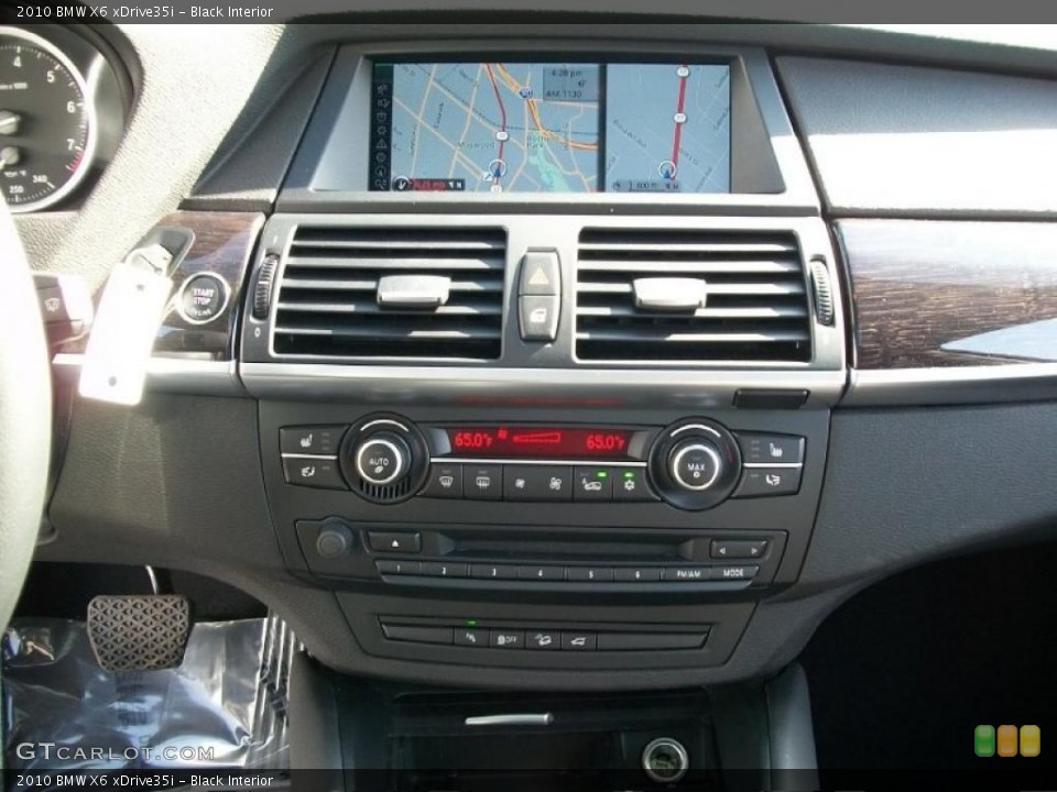 Black Interior Navigation for the 2010 BMW X6 xDrive35i #48396672