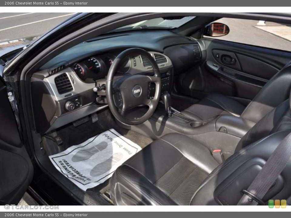 Ebony Interior Photo for the 2006 Chevrolet Monte Carlo SS #48397125
