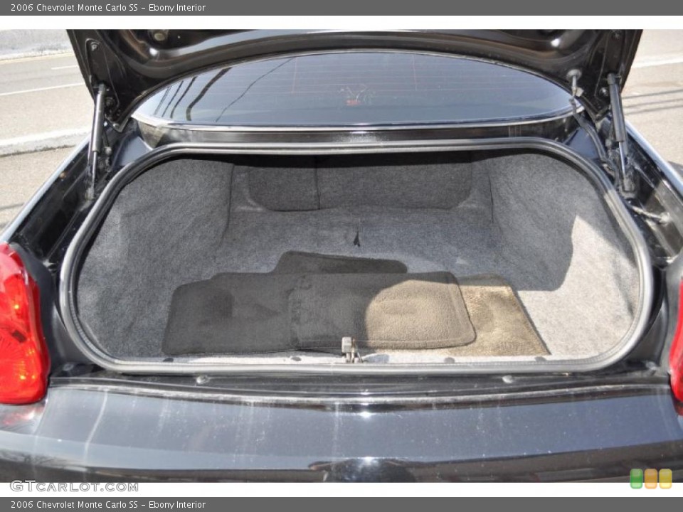 Ebony Interior Trunk for the 2006 Chevrolet Monte Carlo SS #48397164