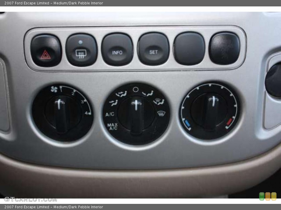 Medium/Dark Pebble Interior Controls for the 2007 Ford Escape Limited #48399405