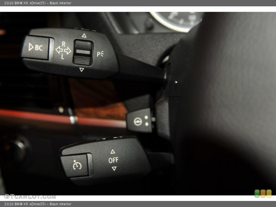 Black Interior Controls for the 2010 BMW X6 xDrive35i #48405181
