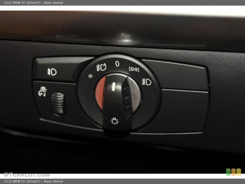 Black Interior Controls for the 2010 BMW X6 xDrive35i #48405196