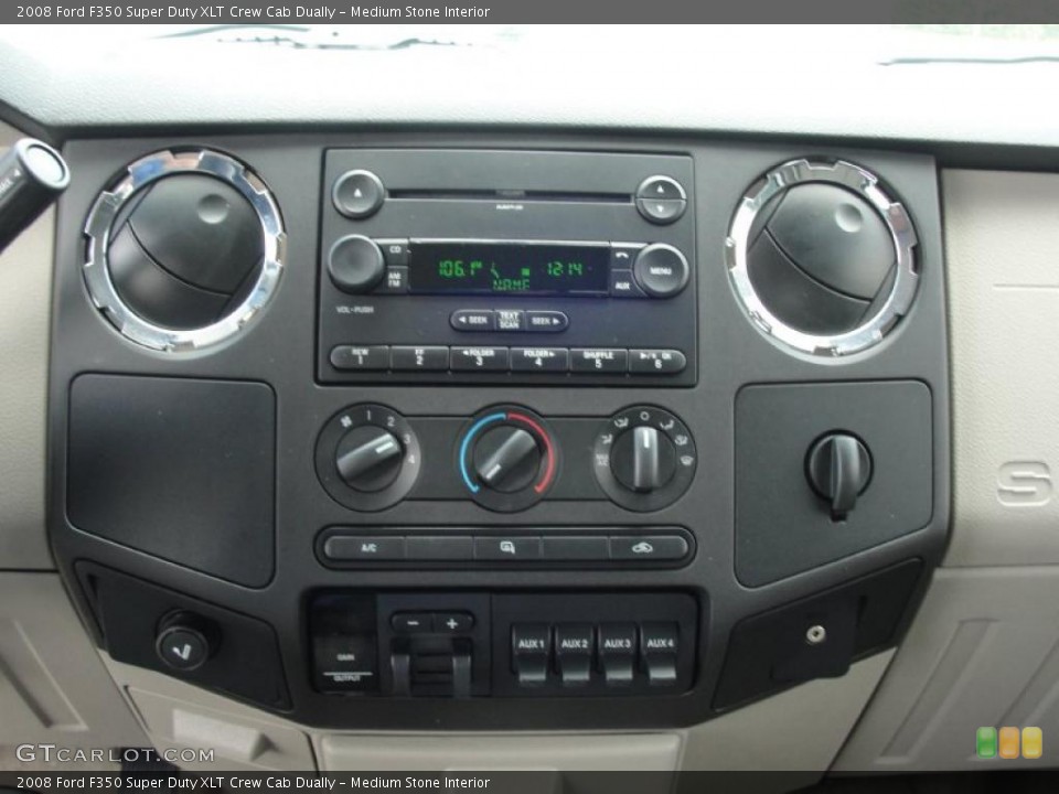 Medium Stone Interior Controls for the 2008 Ford F350 Super Duty XLT Crew Cab Dually #48405214