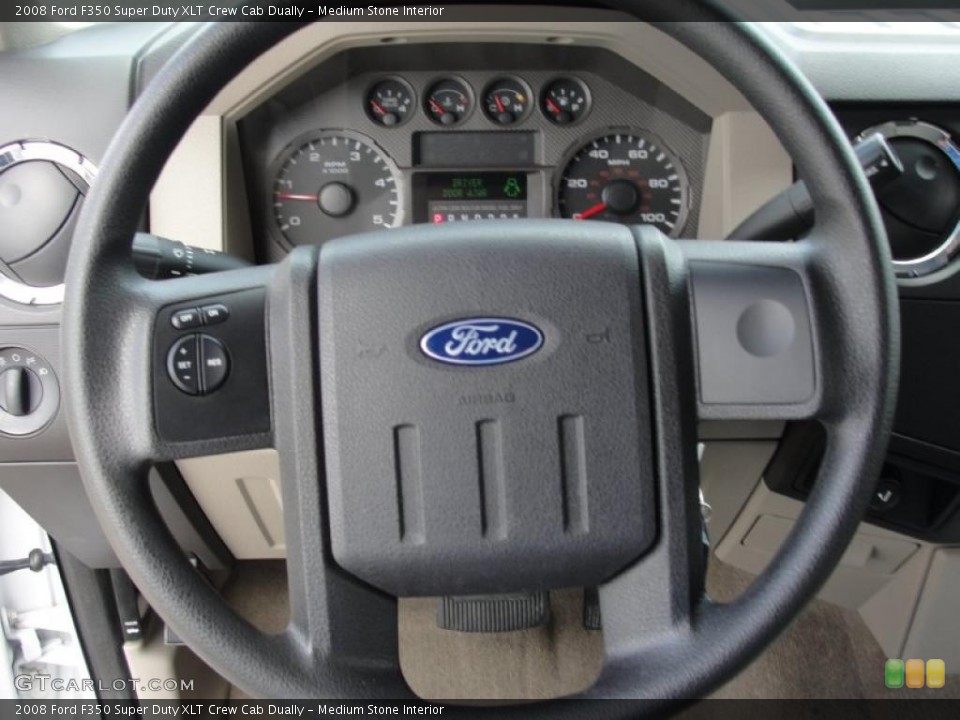 Medium Stone Interior Steering Wheel for the 2008 Ford F350 Super Duty XLT Crew Cab Dually #48405274