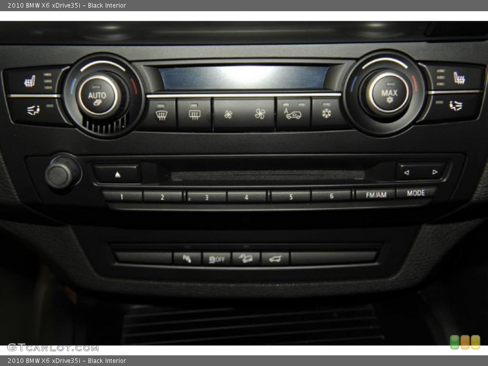 Black Interior Controls for the 2010 BMW X6 xDrive35i #48405469