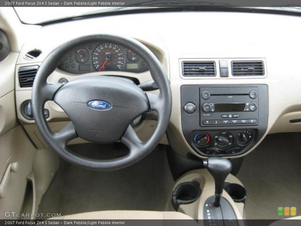 Dark Pebble/Light Pebble Interior Dashboard for the 2007 Ford Focus ZX4 S Sedan #48405580