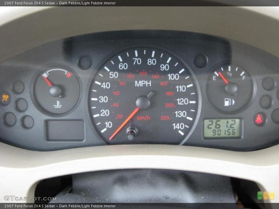 Dark Pebble/Light Pebble Interior Gauges for the 2007 Ford Focus ZX4 S Sedan #48405622